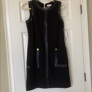 NWT Calvin Klein Black Dress Size 8